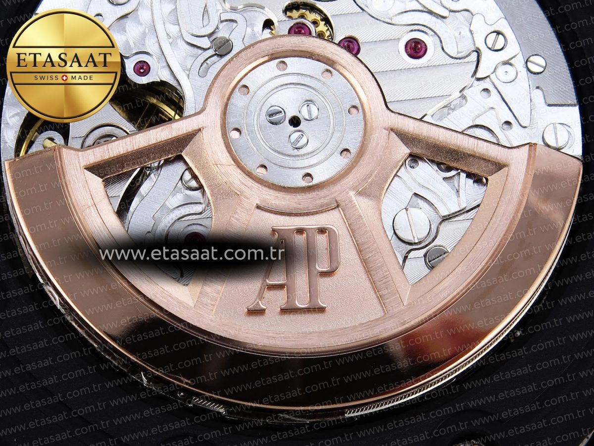 Audemars Piguet LACK TEXTURED DIAL ON BLACK A4404 - Görsel 21