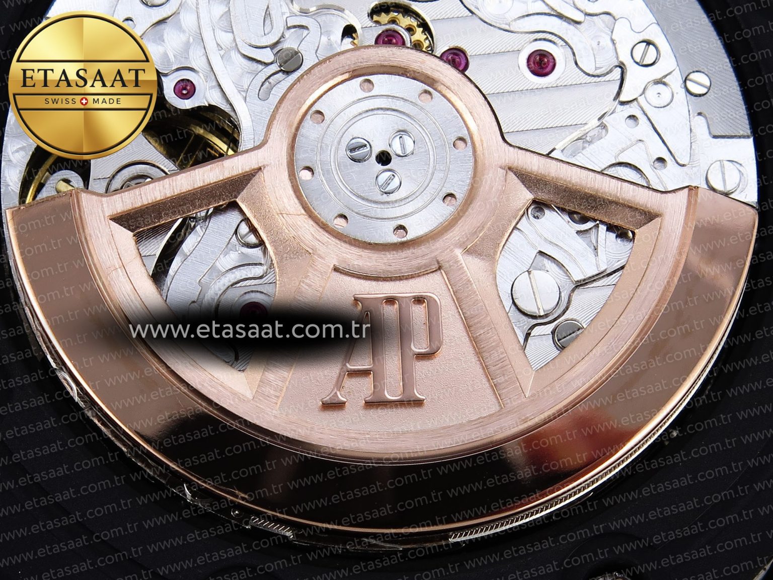 Audemars Piguet LACK TEXTURED DIAL ON BLACK A4404 - Görsel 21