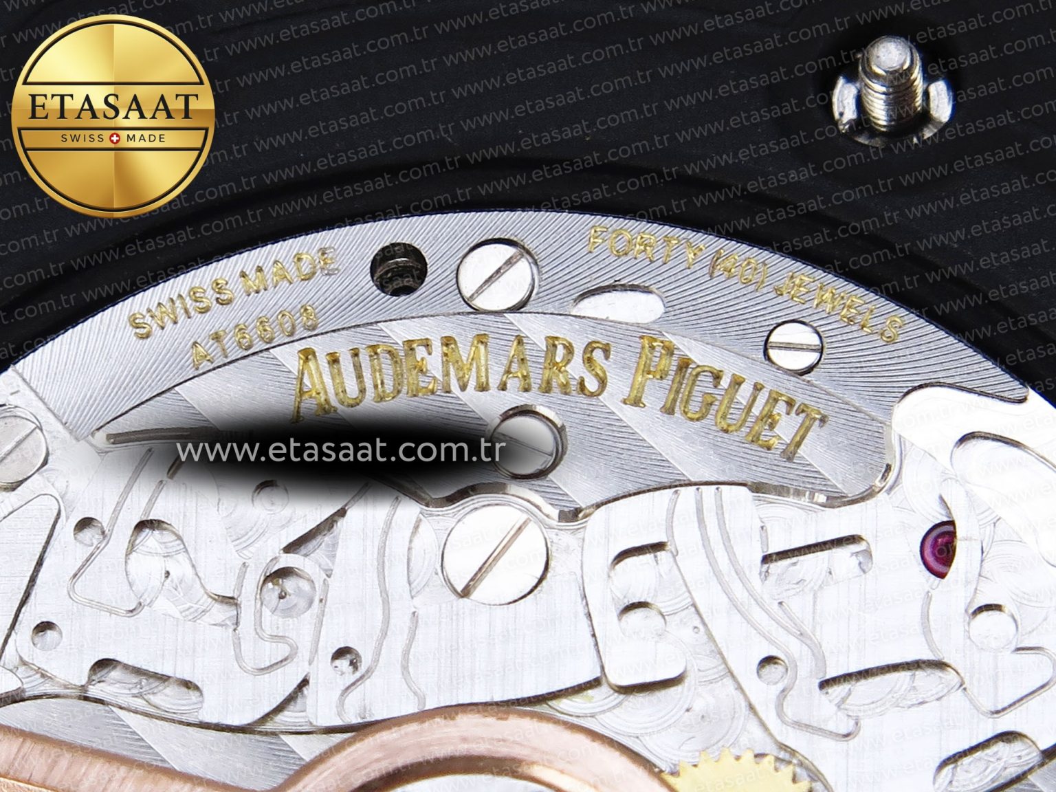 Audemars Piguet LACK TEXTURED DIAL ON BLACK A4404 - Görsel 23