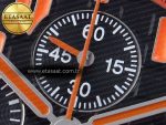 Audemars Piguet Black Dial Orange Markers on Black A7750 - Görsel 10