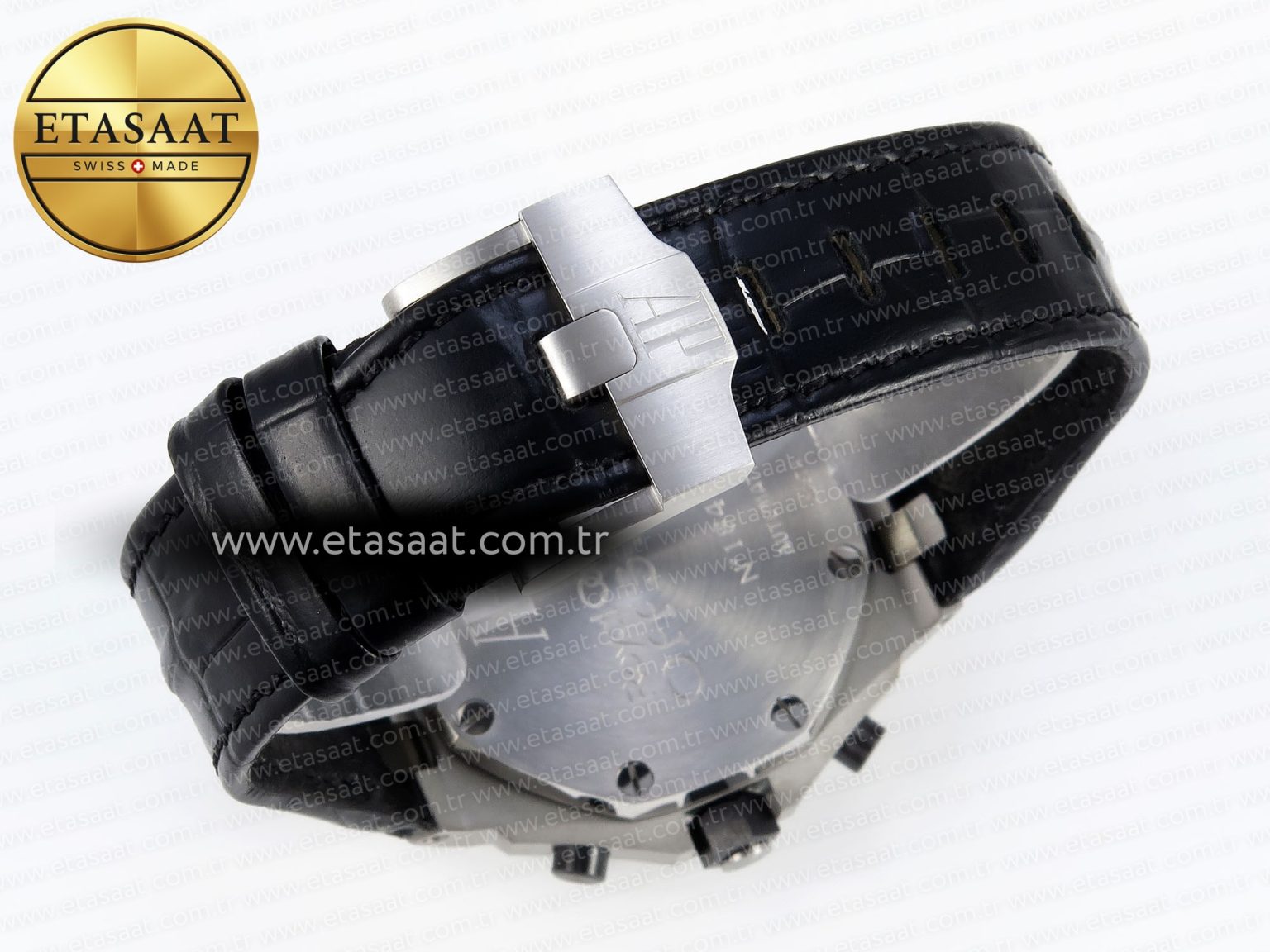 Audemars Piguet Black Dial White Markers on Black A7750 - Görsel 17