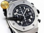 Audemars Piguet Black Dial White Markers on Black A7750 - Görsel 5