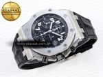 Audemars Piguet Black Dial White Markers on Black A7750 - Görsel 6
