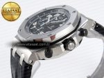 Audemars Piguet Black Dial White Markers on Black A7750 - Görsel 8