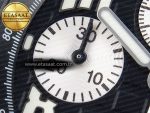 Royal Oak Offshore 42mm SS APF 1:1 Best Edition Black Dial White Markers on Black Rubber Strap A7750 - Görsel 14