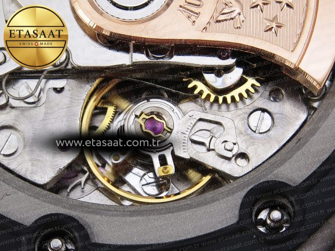 Royal Oak Offshore 42mm SS APF 1:1 Best Edition Black Dial White Markers on Black Rubber Strap A7750 - Görsel 23