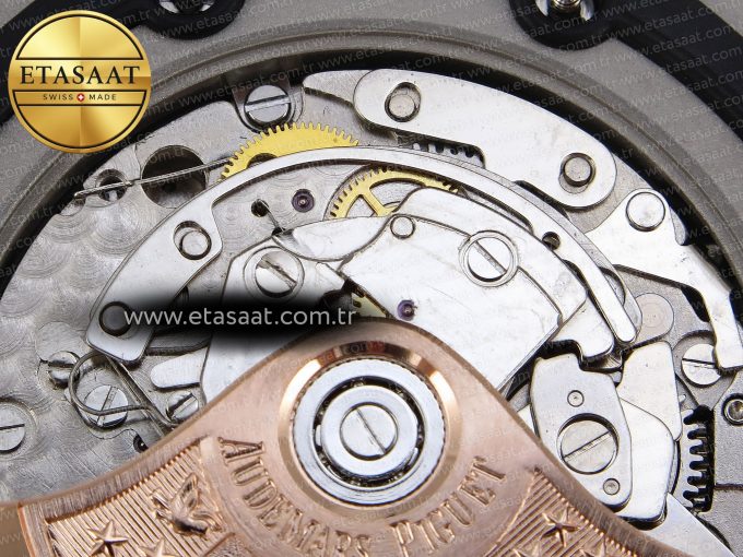 Royal Oak Offshore 42mm SS APF 1:1 Best Edition Black Dial White Markers on Black Rubber Strap A7750 - Görsel 24