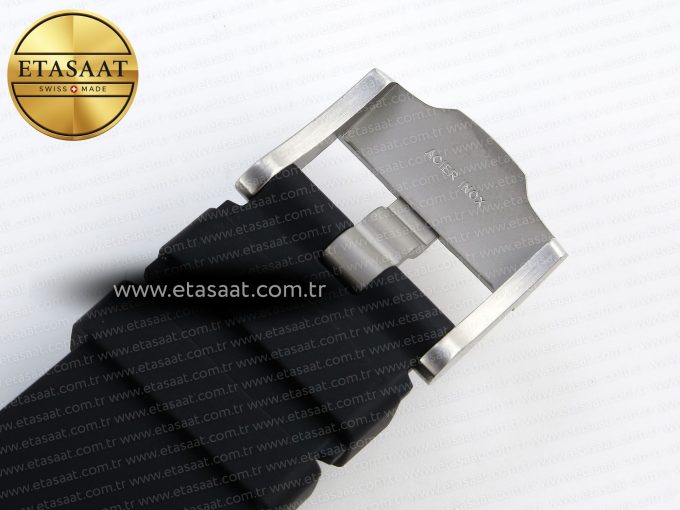 Royal Oak Offshore 42mm SS APF 1:1 Best Edition Black Dial White Markers on Black Rubber Strap A7750 - Görsel 26