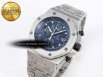 Audemars Piguet  BLUE DIAL ON SS BRACELET A4404