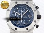 Audemars Piguet  BLUE DIAL ON SS BRACELET A4404 - Görsel 4