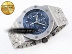 Audemars Piguet  BLUE DIAL ON SS BRACELET A4404 - Görsel 6