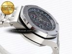 Audemars Piguet Gray Dial Black Markers on SS A7750 - Görsel 9
