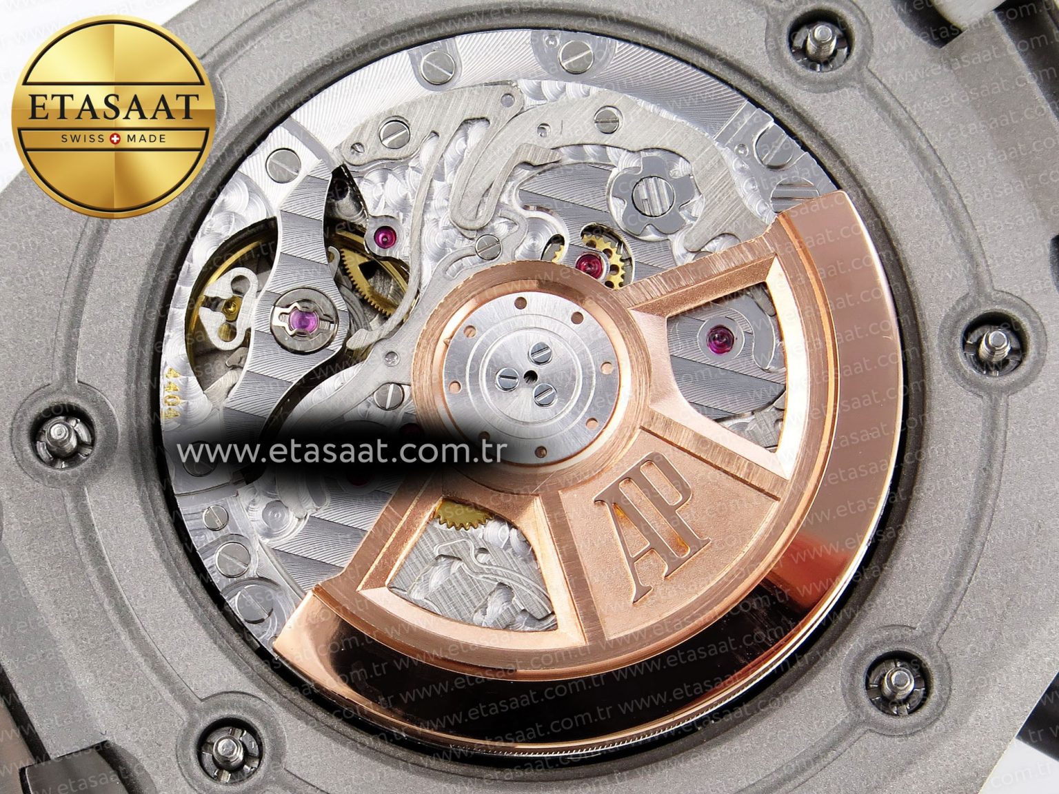 Audemars Piguet GRAY DIAL ON SS BRACELET A4404 - Görsel 20