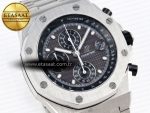 Audemars Piguet GRAY DIAL ON SS BRACELET A4404 - Görsel 5