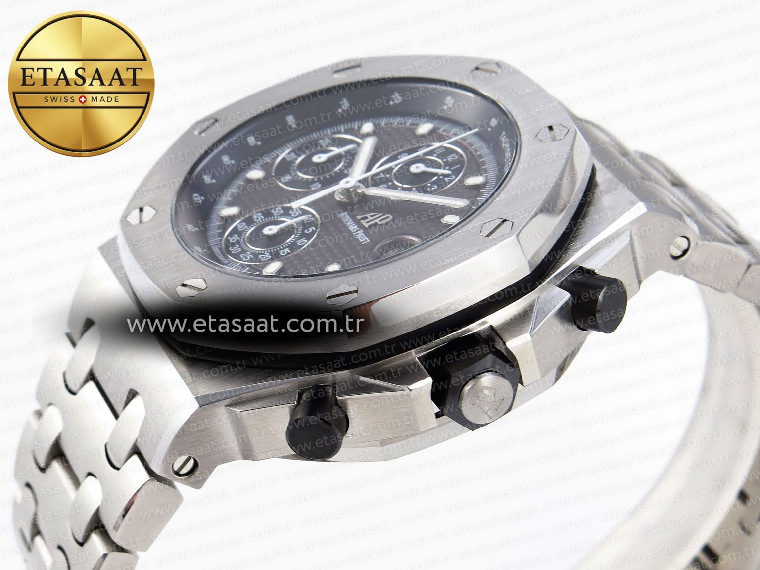 Audemars Piguet GRAY DIAL ON SS BRACELET A4404 - Görsel 8