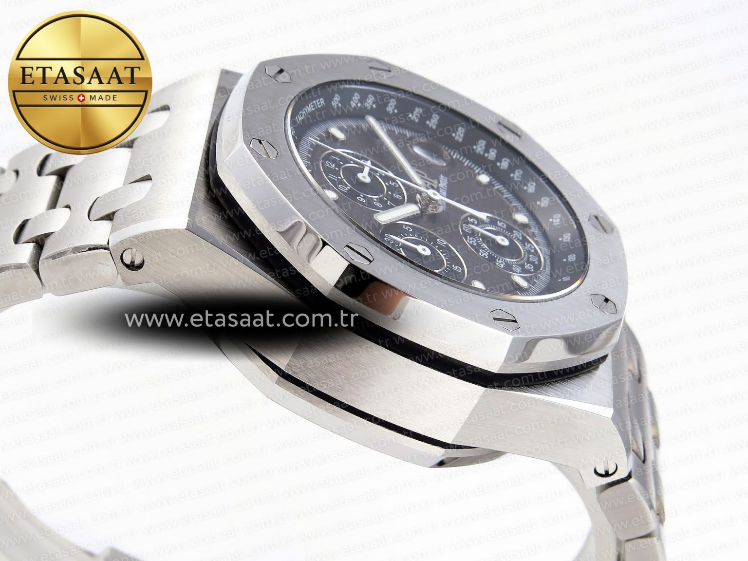 Audemars Piguet GRAY DIAL ON SS BRACELET A4404 - Görsel 9