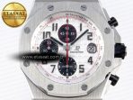 Audemars Piguet WHITE/BLACK DIAL ON SS A7750 - Görsel 4