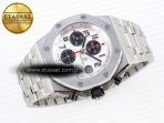 Audemars Piguet WHITE/BLACK DIAL ON SS A7750 - Görsel 6