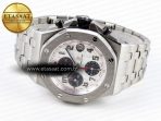 Audemars Piguet WHITE/BLACK DIAL ON SS A7750 - Görsel 7