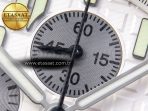 Audemars Piguet WHITE/SILVER DIAL ON SS BRACELET A7750 - Görsel 10