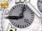 Audemars Piguet WHITE/SILVER DIAL ON SS BRACELET A7750 - Görsel 11