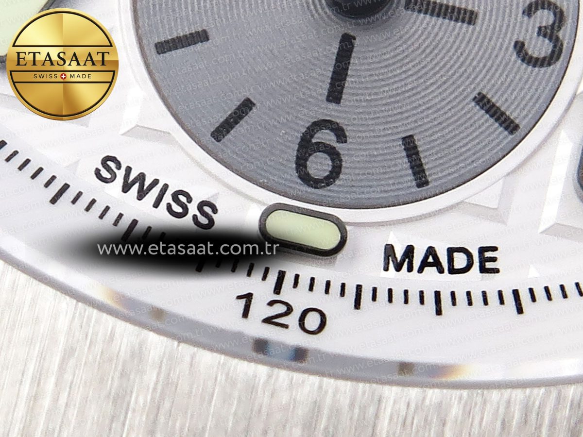 Audemars Piguet WHITE/SILVER DIAL ON SS BRACELET A7750 - Görsel 13