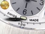 Audemars Piguet WHITE/SILVER DIAL ON SS BRACELET A7750 - Görsel 13