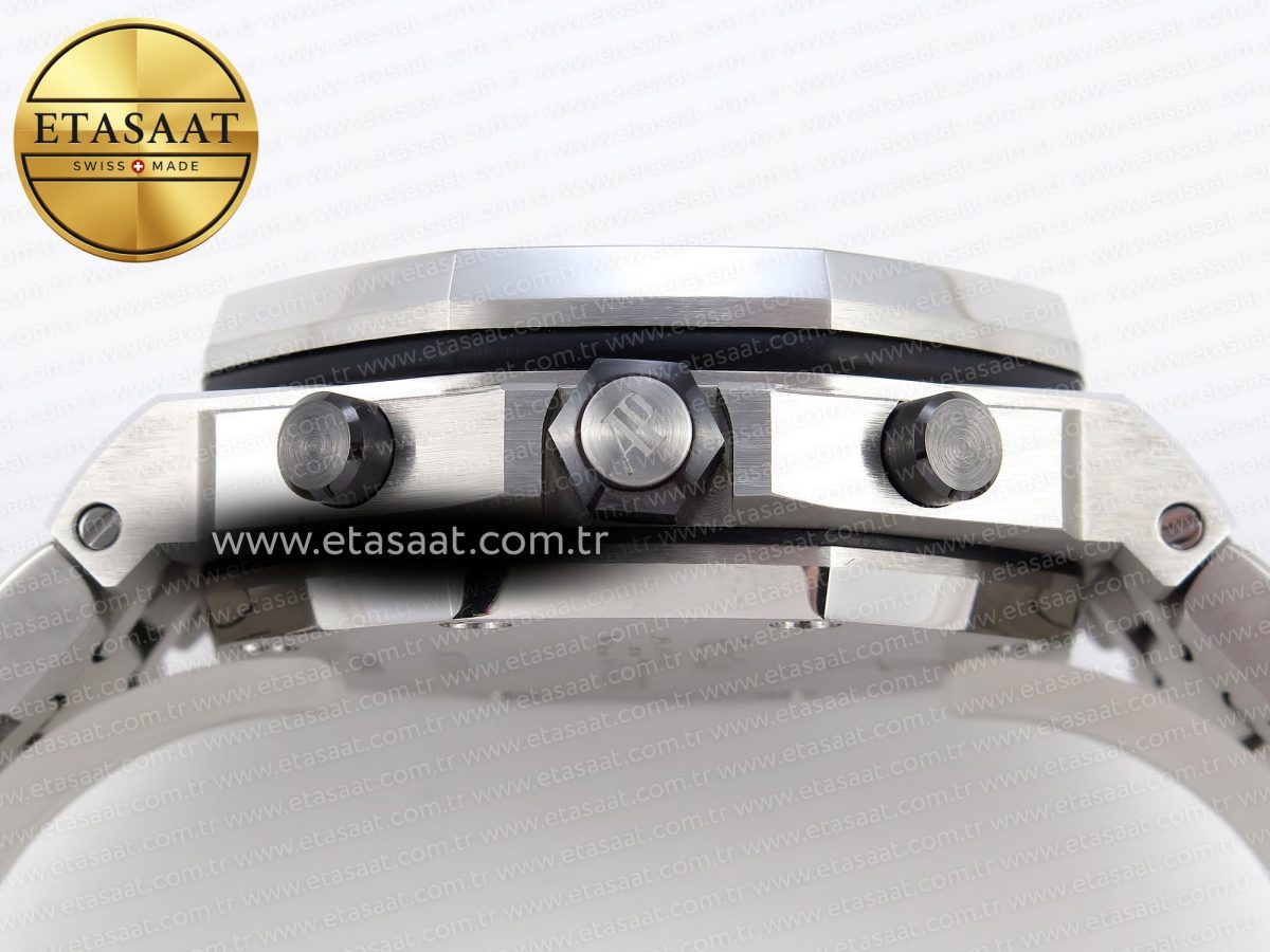 Audemars Piguet WHITE/SILVER DIAL ON SS BRACELET A7750 - Görsel 14