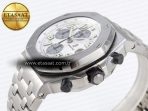 Audemars Piguet WHITE/SILVER DIAL ON SS BRACELET A7750 - Görsel 7