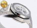 Audemars Piguet WHITE/SILVER DIAL ON SS BRACELET A7750 - Görsel 8