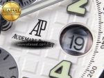 Audemars Piguet WHITE/SILVER DIAL ON BLACK A7750 - Görsel 10