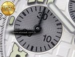 Audemars Piguet WHITE/SILVER DIAL ON BLACK A7750 - Görsel 13
