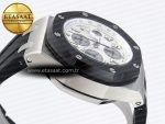 Audemars Piguet WHITE/SILVER DIAL ON BLACK A7750 - Görsel 9