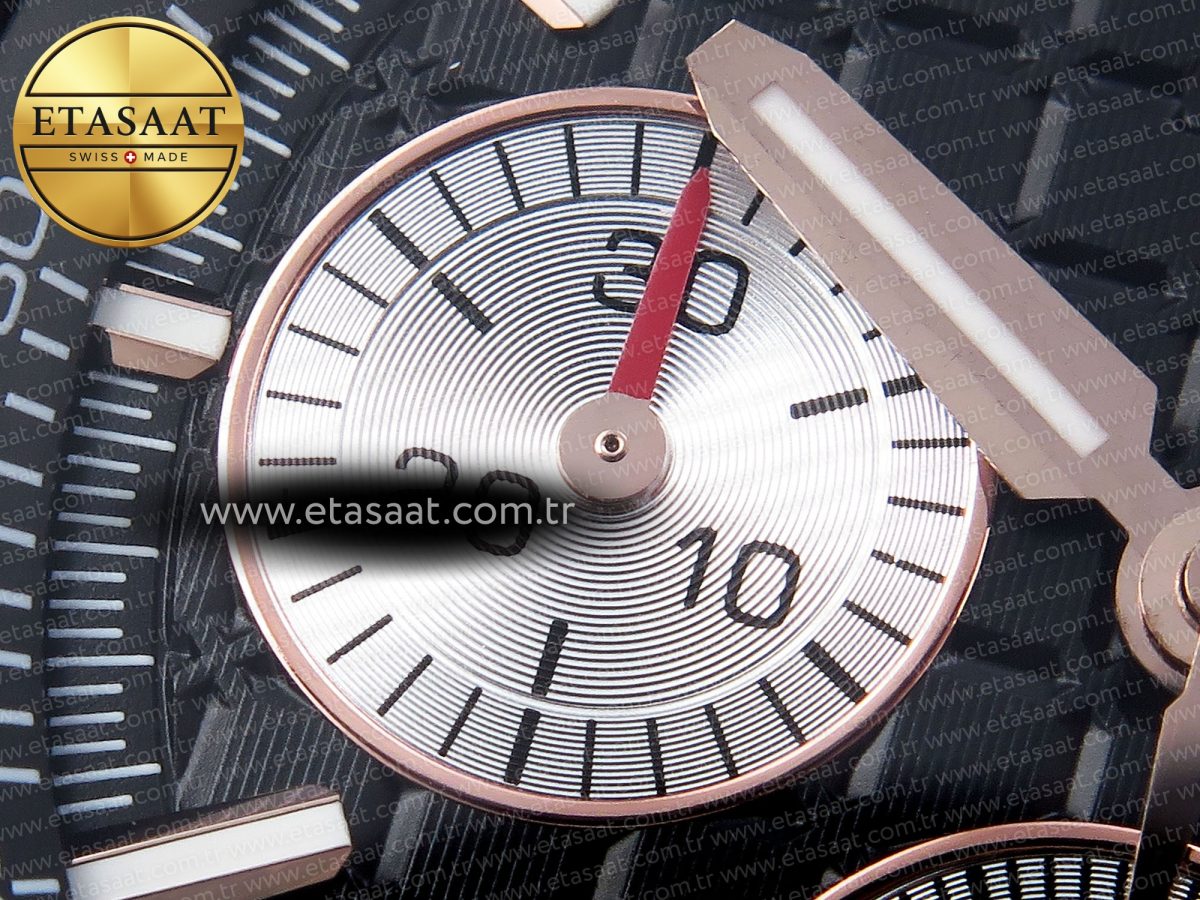 Audemars Piguet ROYAL OAK OFFSHORE 44MM RG BLACK/SILVER DIAL ON BLACK A4401 - Görsel 14