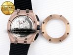 Audemars Piguet ROYAL OAK OFFSHORE 44MM RG BLACK/SILVER DIAL ON BLACK A4401 - Görsel 19