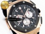 Audemars Piguet ROYAL OAK OFFSHORE 44MM RG BLACK/SILVER DIAL ON BLACK A4401 - Görsel 5