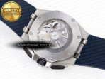 Audemars Piguet ROYAL OAK OFFSHORE 44MM BLUE/SILVER DIAL ON BLUE RUBBER STRAP A4401 - Görsel 18