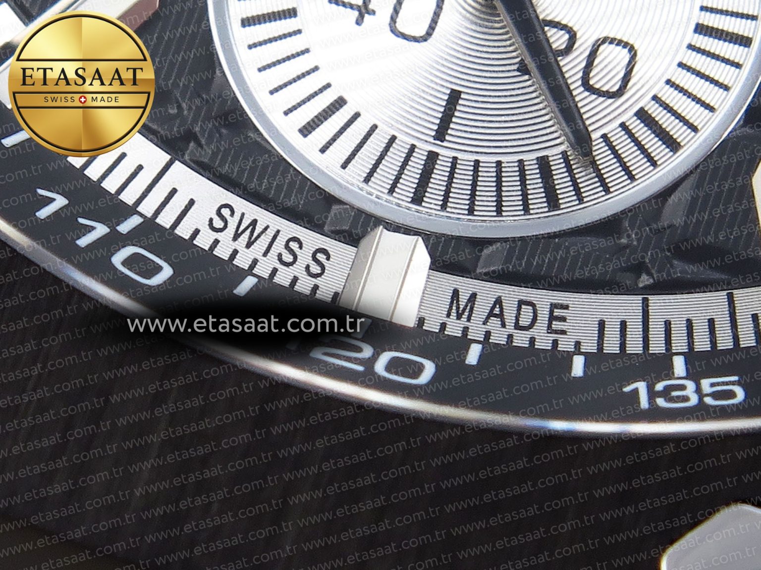 Audemars Piguet ROYAL OAK OFFSHORE 44MM BLACK/SILVER DIAL ON BLACK A4401 - Görsel 13