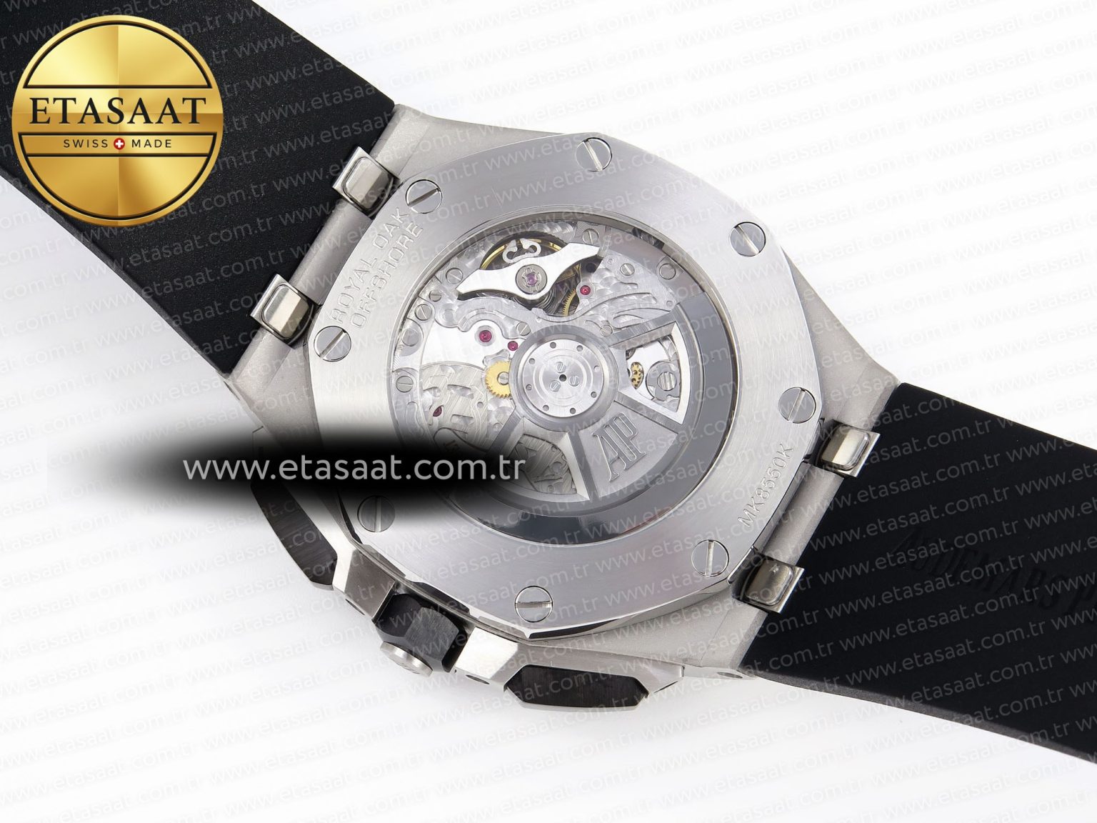 Audemars Piguet ROYAL OAK OFFSHORE 44MM BLACK/SILVER DIAL ON BLACK A4401 - Görsel 18