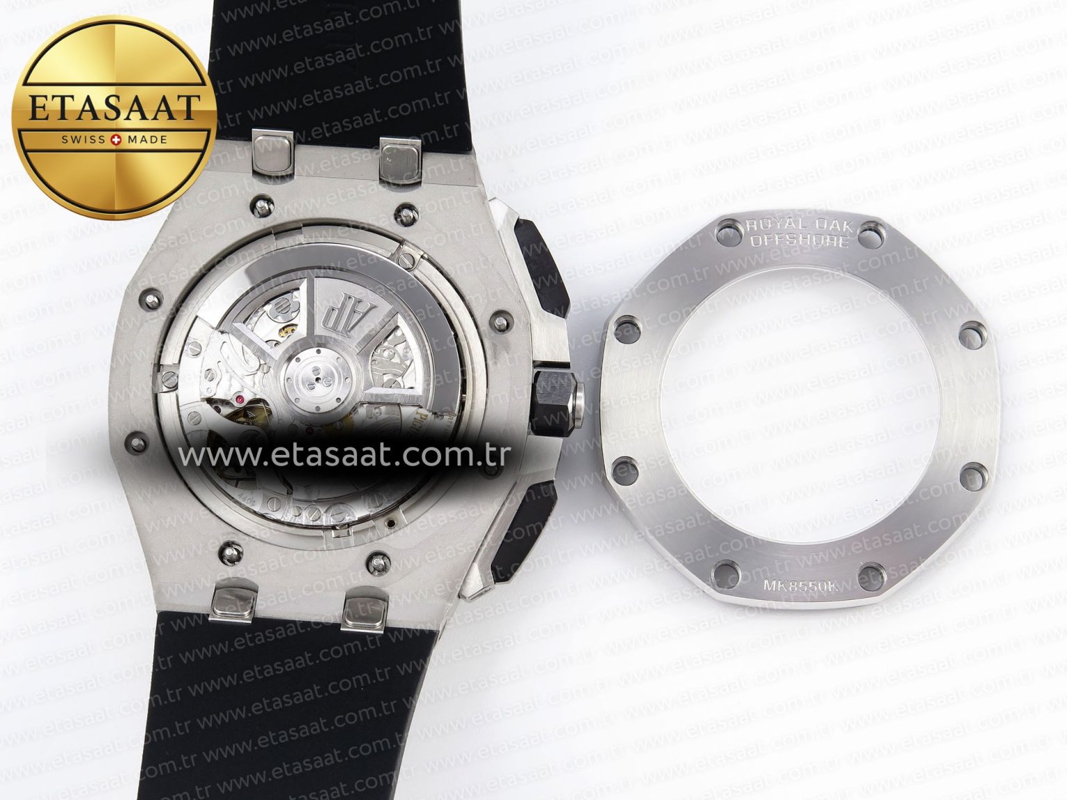Audemars Piguet ROYAL OAK OFFSHORE 44MM BLACK/SILVER DIAL ON BLACK A4401 - Görsel 19