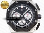 Audemars Piguet ROYAL OAK OFFSHORE 44MM BLACK/SILVER DIAL ON BLACK A4401 - Görsel 4