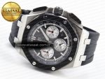 Audemars Piguet ROYAL OAK OFFSHORE 44MM BLACK/SILVER DIAL ON BLACK A4401 - Görsel 7