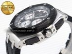 Audemars Piguet ROYAL OAK OFFSHORE 44MM BLACK/SILVER DIAL ON BLACK A4401 - Görsel 8