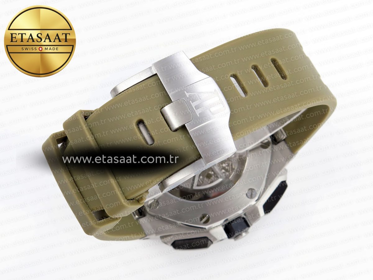 Audemars Piguet ROYAL OAK OFFSHORE 44MM SS BROWN DIAL ON BROWN A4401 - Görsel 17