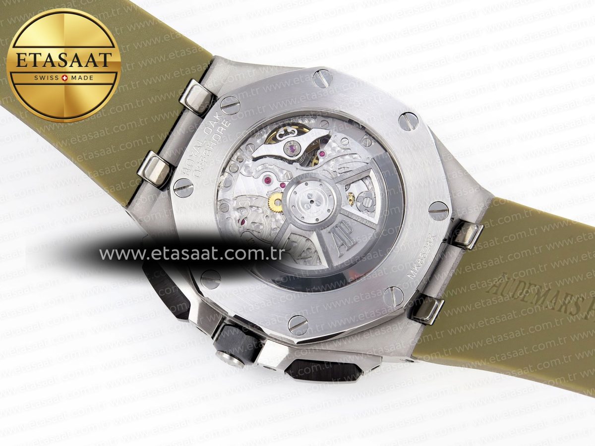 Audemars Piguet ROYAL OAK OFFSHORE 44MM SS BROWN DIAL ON BROWN A4401 - Görsel 18