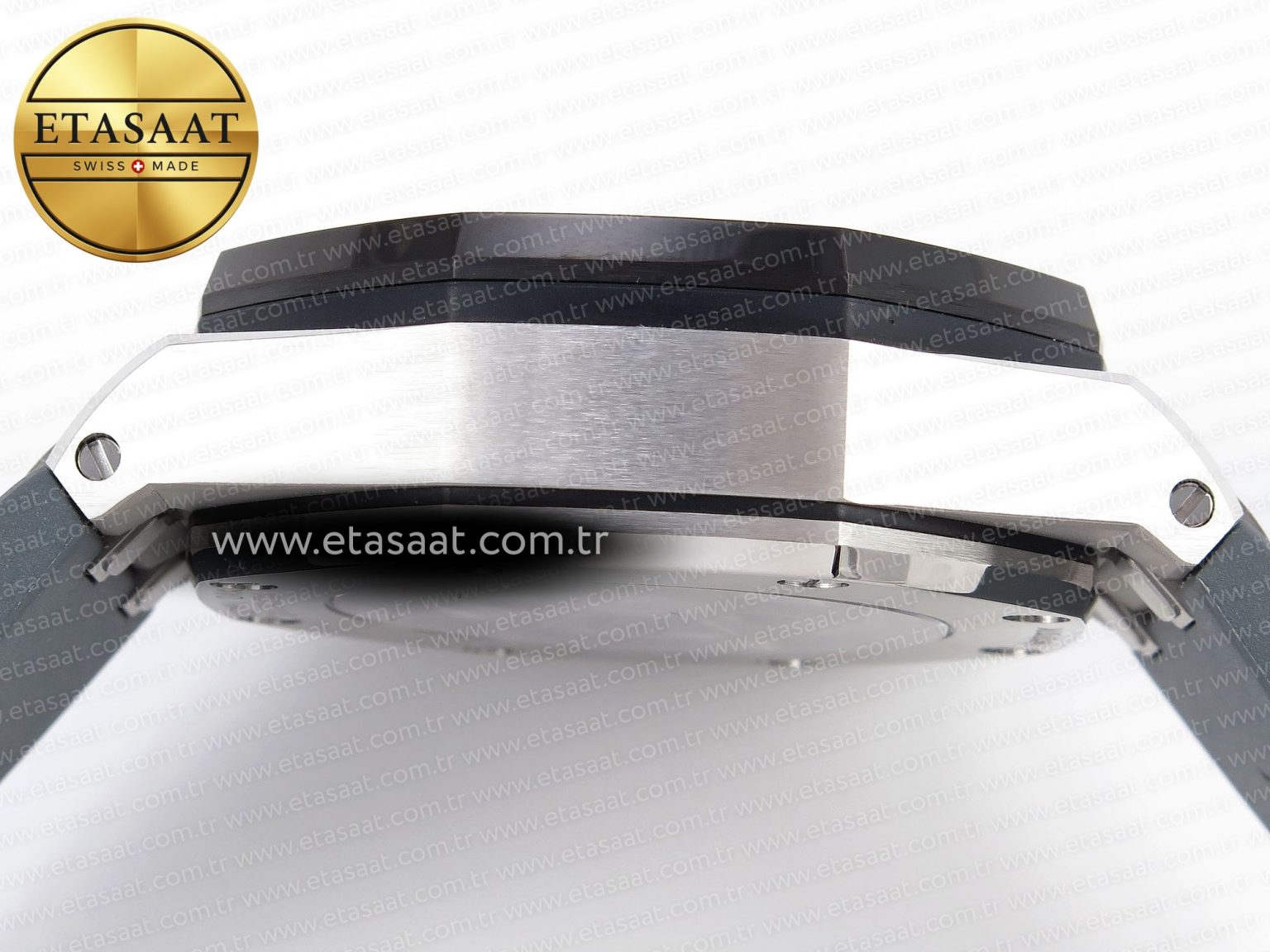 Audemars Piguet ROYAL OAK OFFSHORE 44MM BLACK CERAMIC BEZEL GRAY/BLUE DIAL ON GRAY A4401 - Görsel 15