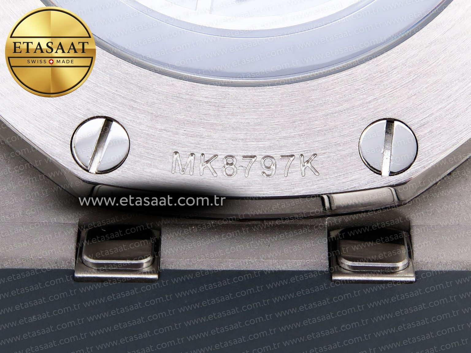 Audemars Piguet ROYAL OAK OFFSHORE 44MM BLACK CERAMIC BEZEL GRAY/BLUE DIAL ON GRAY A4401 - Görsel 26