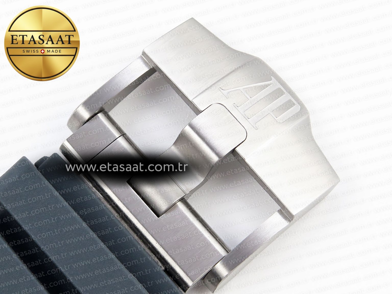 Audemars Piguet ROYAL OAK OFFSHORE 44MM BLACK CERAMIC BEZEL GRAY/BLUE DIAL ON GRAY A4401 - Görsel 28