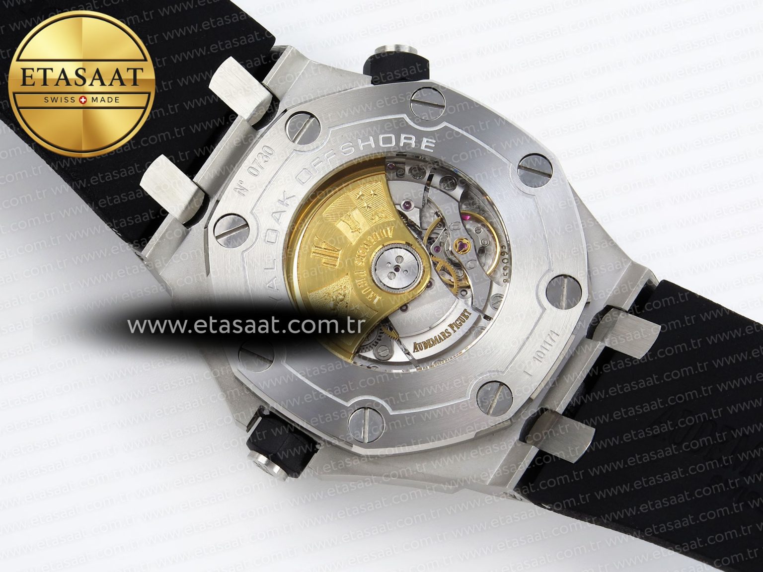 Audemars Piguet Diver 15710 Black Dial on Black SA3120 - Görsel 17