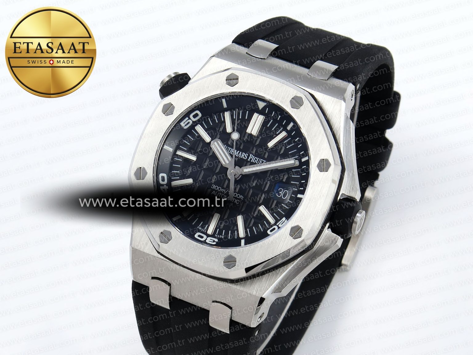 Audemars Piguet Diver 15710 Black Dial on Black SA3120 - Görsel 2